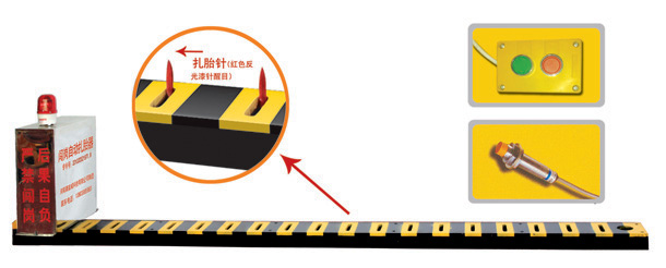 济宁市兖州区V3嵌入式闯岗自动扎胎器/阻车器